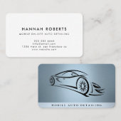 自動詳細機能、自動修復ロゴの名刺 名刺 (正面/裏面)