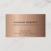 自動詳細機能、自動修復ロゴの名刺 名刺 (正面)