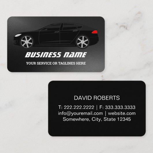 自動詳細水滴プロフェッショナル車 名刺 (正面/裏面)
