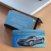 自動詳細水滴名刺 名刺