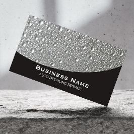 自動詳細洗圧洗浄サービス 名刺