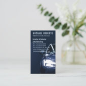 自動詳細洗浄自動修復ビジネスカード 名刺 (スタンド正面)