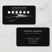 自動詳細洗浄自動修復ロイヤリティカード 名刺 (正面/裏面)