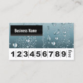 自動詳細洗車ロイヤリティパンチ ロイヤリティカード (正面)