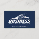 自動詳細洗車海軍車のロイヤリティ ロイヤリティカード (正面)