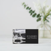 自動詳細自動洗車サービス名刺 名刺 (スタンド正面)