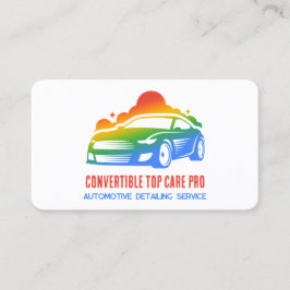 自動詳細 カラフル 名刺