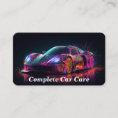 自動詳細/修復 名刺 (正面)