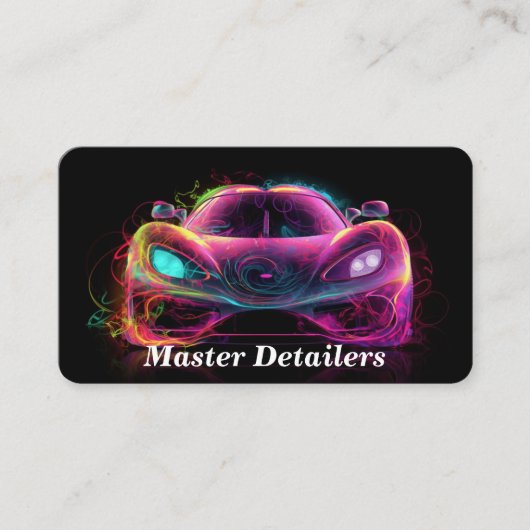 自動詳細/修復 名刺 (正面)