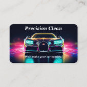 自動詳細/修復 名刺 (正面)