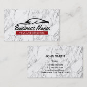 自動詳車の細自動修理大理石 名刺 (正面/裏面)
