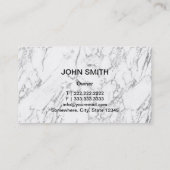 自動詳車の細自動修理大理石 名刺 (裏面)