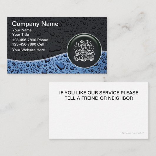 自動詳述の名刺 名刺 (正面/裏面)