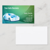 自動詳述の専門車のモダン 名刺 (正面/裏面)