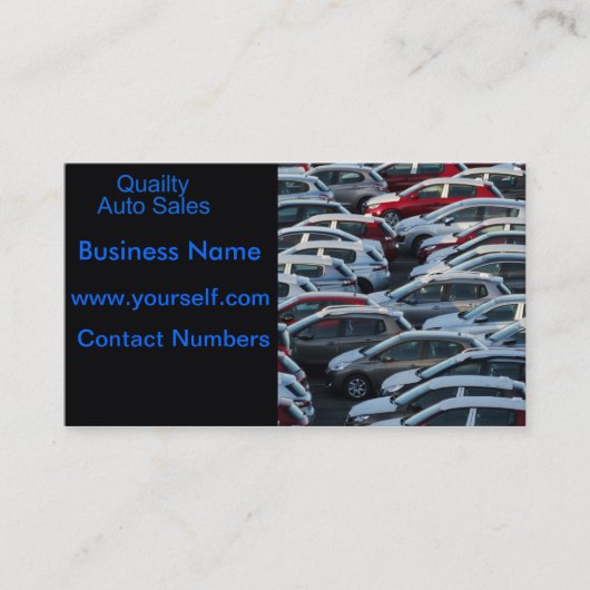 自動販売の名刺 名刺 (正面)