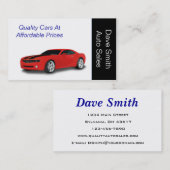 自動販売代理店 名刺 (正面/裏面)