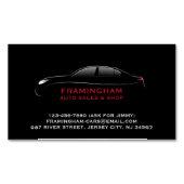 自動販売体ショップ マグネット名刺 (正面)