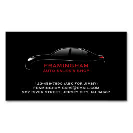 自動販売体ショップ マグネット名刺