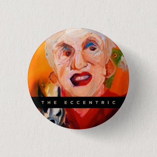 自動販売機のワイナリーボタン 缶バッジ (正面)