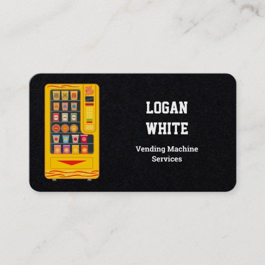 自動販売機の卸売 名刺 (正面)