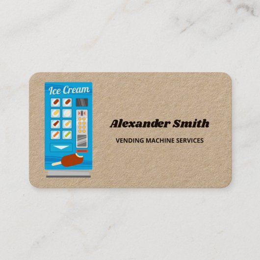 自動販売機クラフト 名刺 (正面)