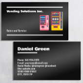 自動販売機ブラック 名刺