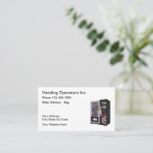 自動販売機レンタル 名刺 (スタンド正面)