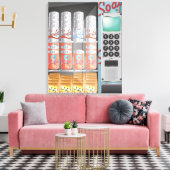 自動販売機 キャンバスプリント (インサイチュ (リビング))