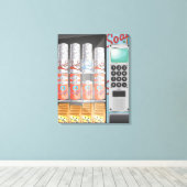 自動販売機 キャンバスプリント (インサイチュ (ウッドフロア))