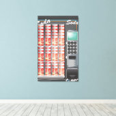 自動販売機 キャンバスプリント (インサイチュ (ウッドフロア))