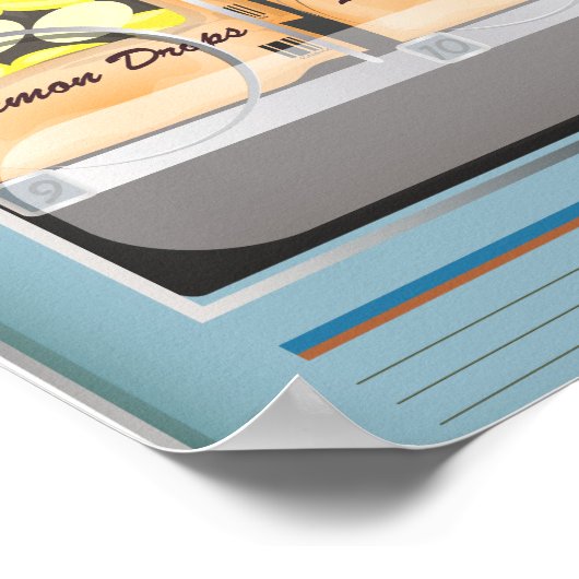 自動販売機 ポスター (角)