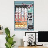 自動販売機 ポスター (ホームオフィス)