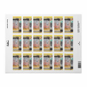 自動販売機 ラベル (フルシート)