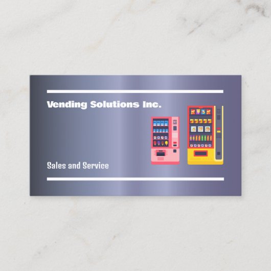 自動販売機 名刺 (正面)