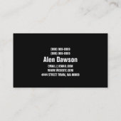 自動販売販売店車名刺 名刺 (裏面)