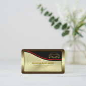 自動販売 – クラシック金ゴールド効果のスポーツマーク 名刺 (スタンド正面)