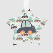 自動車とその他の自動車 オーナメント (正面)