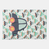 自動車とその他の自動車 キッチンタオル (横)