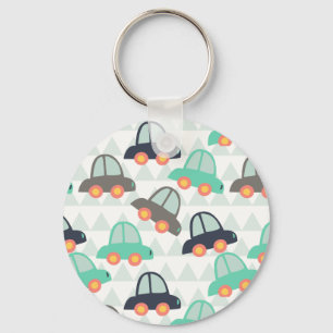 自動車とその他の自動車 キーホルダー