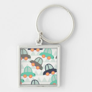 自動車とその他の自動車 キーホルダー