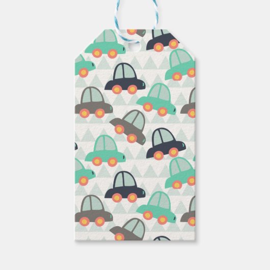自動車とその他の自動車 ギフトタグ (正面)