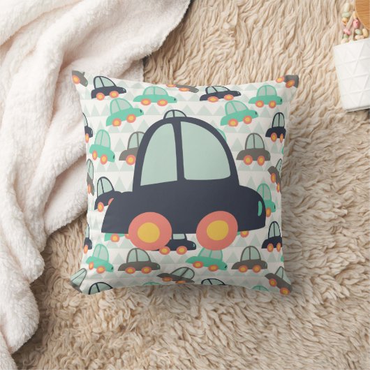 自動車とその他の自動車 クッション (ブランケット)