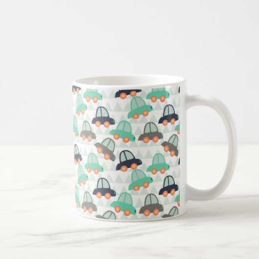自動車とその他の自動車 コーヒーマグカップ (右)
