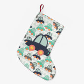 自動車とその他の自動車 スモールクリスマスストッキング (正面 (吊り時))