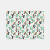 自動車とその他の自動車 フリースブランケット (正面(横))