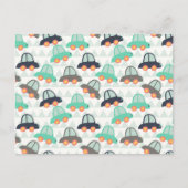 自動車とその他の自動車 ポストカード (正面)