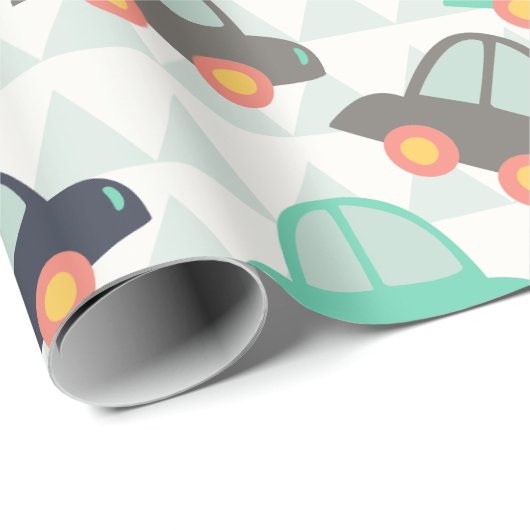自動車とその他の自動車 ラッピングペーパー (ロールコーナー)