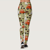 自動車と交通灯 レギンス (裏面)