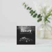 自動車のクリーニング修理洗浄の詳細車の化 スクエア名刺 (スタンド正面)