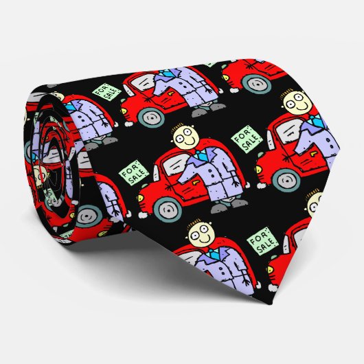 自動車のセールスマンのタイ ネクタイ (ロール)